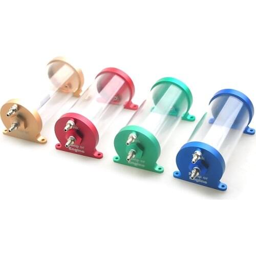 CRRCPRO Muti-color CNC Bubbleproof 125ml Ultimate Air Trap Tank For RC GasolineTurbojets Airplane Sky-fly