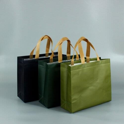 Non Woven Fabric Reusable Shopping Bag Splice Ecological Reusable Bag Foldable Shopping Bag Large Grocery Bag Convenient Storage