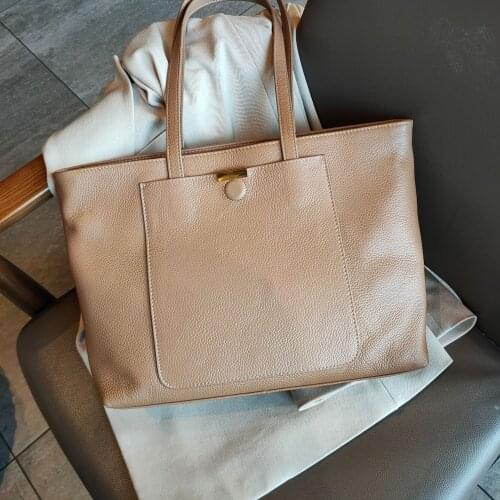 Fashion Genuine Leather Women Designer Handbag Shoulder Bag Casual Tote Sac A Main Femme Sac A Main Large Capacity