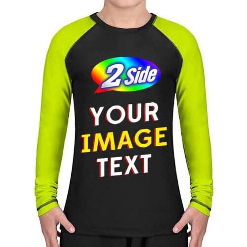 Youth Custom Stylish Breathable Long Sleeve Workout Rash Guards