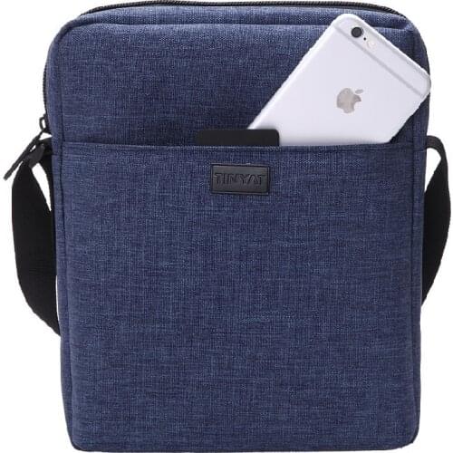Mens Fashion Bags Waterproof Business Shoulder Bag Light Canvas Casual Crossbody Messenger Bag For 7.9' Ipad