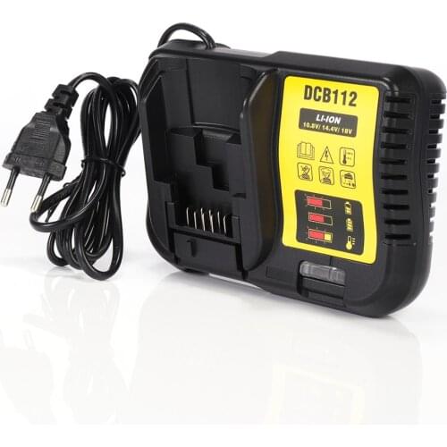 DCB112 Dewalt Tools Kit Router Li-Ion Battery Charger Adapter For Dewalt 3A 12V 14.4V 18V Various Types of Batteries