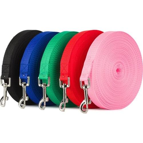 Solid Dog Leash for Large Dogs Cat Pet Puppy Walking Training Lead Rope Collar 1.5M 1.8M 3M 4.5M 6M 10M Pet Supplies Chain