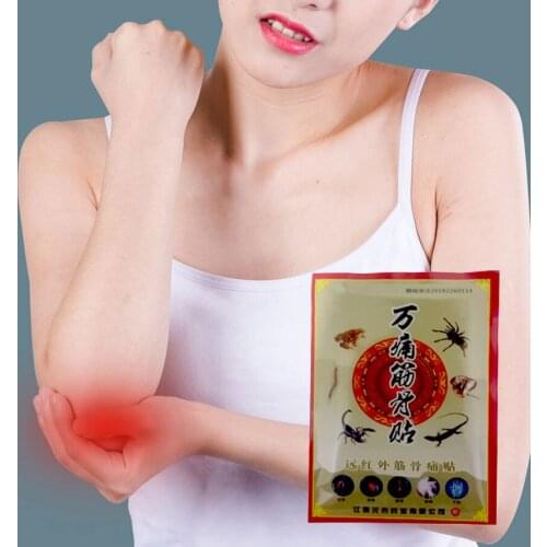 Wholesale Chinese Herbal Pain Relief Patch Strong Penetration Medical Spider venom Analgesic Plaster 16Pcs/2Bags Self-heating