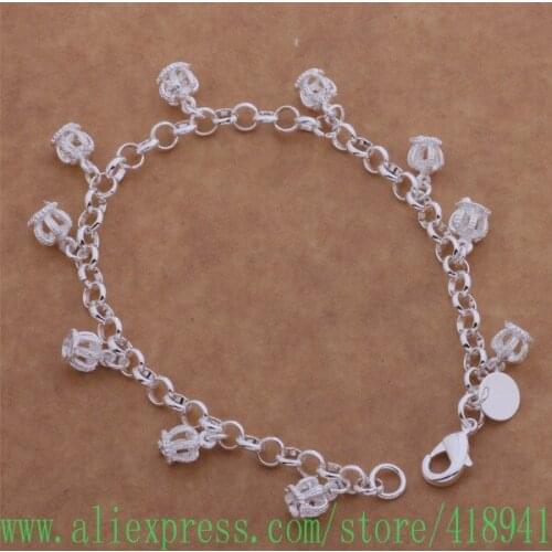 Silver Plated bracelet, Silver Plated fashion jewelry The crown /dyeampla azgajqna AH055
