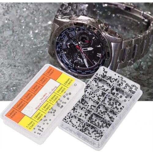 Professional 1 Box Synthetic Material Watch Crown O-Ring Waterproof Seals Watch Repair Accessories Tool for Watchmaker c