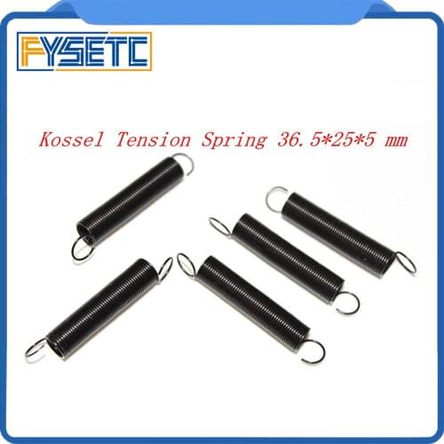 10pcs 3D printer DIY Kossel Delta Rostock Putt 36.5*25*5mm Tension Spring Damping Spring