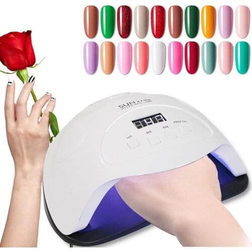 UV Nail Lamp for Manicure 84W Nail Dryer UV Lamp for Curing UV Gel Nail Polish with Motion Sensor LCD Display