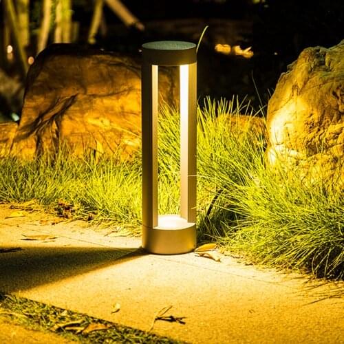 IP65 Waterproof 40/60CM LED Garden Light Lawn Lamp Modern Aluminum Pillar Light Outdoor Courtyard Villa Landscape Bollards Lamp