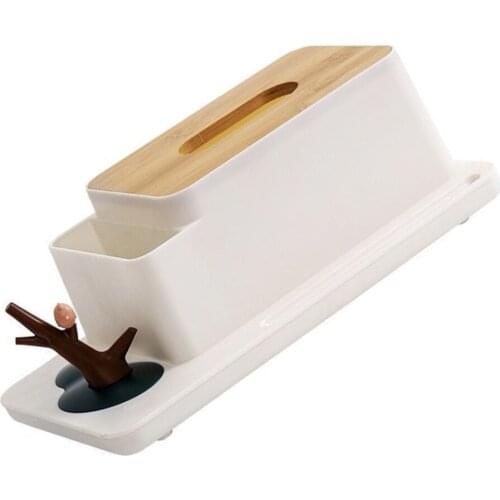 Wonderlife 1pc Night Light Tissue Box Household Napkin Container Home Decoration Ornament