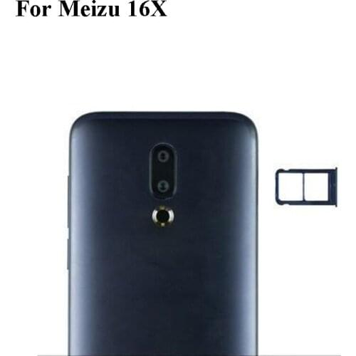 For Mei zu 16X 16 X meizu16X New Original Sim Card Holder Tray Card Slot 6.0'' inch meizu16 X Sim Card Holder Replacement
