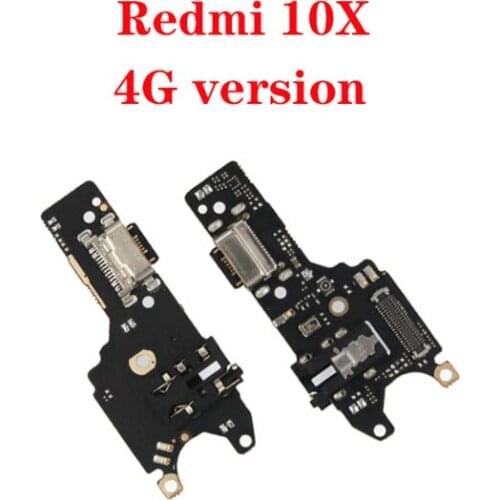 For Xiaomi Redmi 10X USB Port Charger Dock Plug Connector Charging Board FLex Cable Mic Microphone Board
