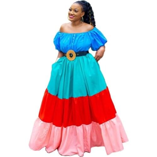 Women Camisole Oversized Fashion Casual Maxi Dresses Strap Dress Pocket Loose Backless Big Swing Striped Floor-length Robe