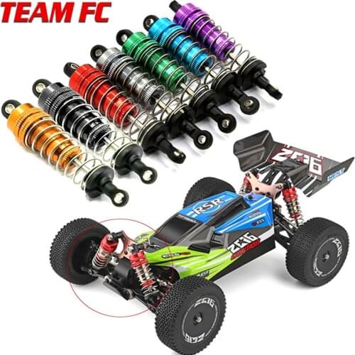 4Pcs Metal Shock Absorber Damper Replacement Accessory Fit for WLtoys 144001 1/14 4WD RC Drift Racing Car Parts