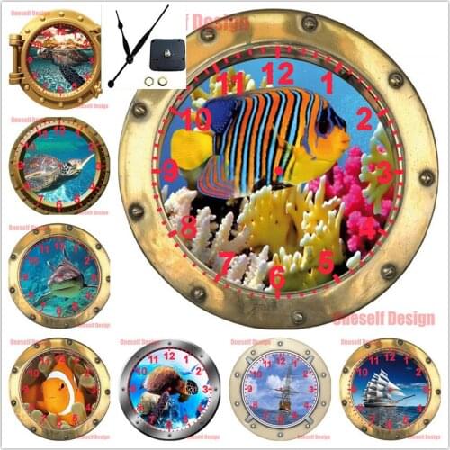 5d diamond painting full set with clock boat 5d diamond embroidery sale with clock animal ship christmas decorations for home