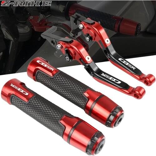 For Honda CB190r CB 190R 2015-2018 2016 2017 Motorcycle CNC Adjustable Brake Clutch Lever Handle Grips Handlebars Accessories