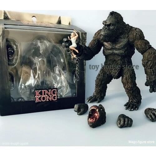 Movie King Kong Action Figure Kingkong Figurine Collection Model Toy Gift 18cm 7inch