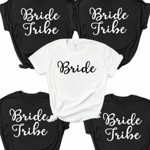 Hen Party T Shirts Bride To Be Bridesmaid Brides Squad Hen Do Wife Tribe Tee TX6077