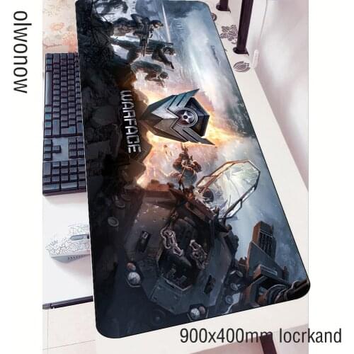 Warface padmouse 900x400x3mm gaming mousepad game Popular large mouse pad gamer computer desk cute mat notbook mousemat pc