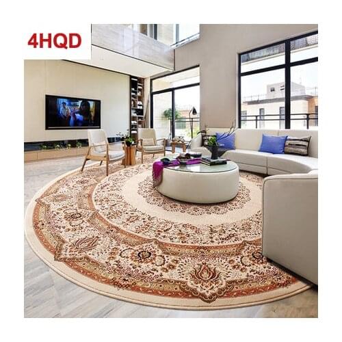 Turkey Imported Round Carpet Parlor Coffee Table Basket Computer Chair Piano Bedroom Study Europe And America Persian Round Blan
