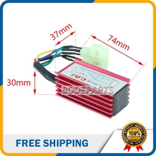 DQ-101-2 Performance 6 pin AC Racing Ignition Coil CDI Box For GY6 50cc 125cc 150cc 139QMB 152QMI 157QMJ Scooter Moped ATV