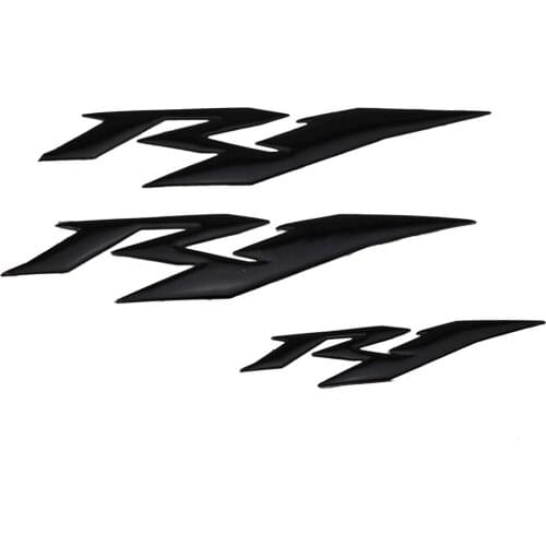 KODASKIN Motorcycle 3D Raise R1 Emblem Stickers Decal for Yamaha YZF1000 R1