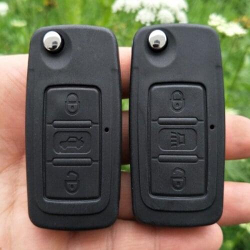 DAKATU 3 Buttons Remote Key Shell Uncut Blade Modified Remote Blank Key Shell for GREAT WALL C50 HAVAL H6 HOVER Key cover