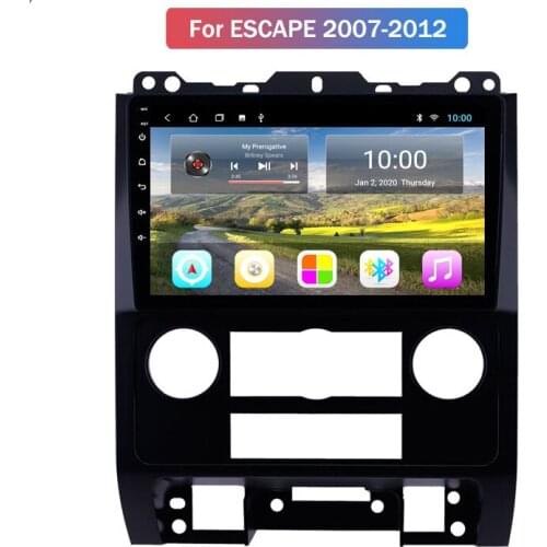 Hot For Ford Escape 07-12 GPS Bluetooth Music Multi-Function Smart on Board DVD Car Android 9.0 Radio Multimedia Player 2G+32G