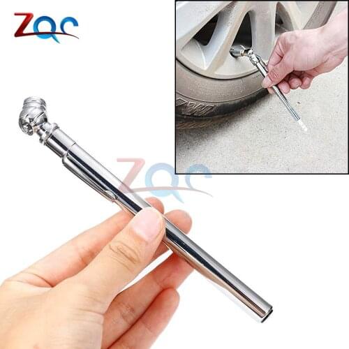 New Portable Mini Durable Car Styling 5-50 PSI Pressure Gauge Pen Shape Emergency Use Tire/Tyre air pressure Test Meter