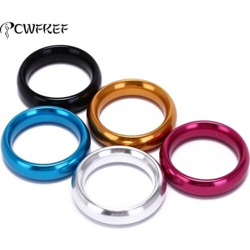 Male Stainless Steel Cock Rings Metal Aluminum Alloy Penis Rings Delayed Ejaculation Ultra-Light Adult Products Dia 40mm