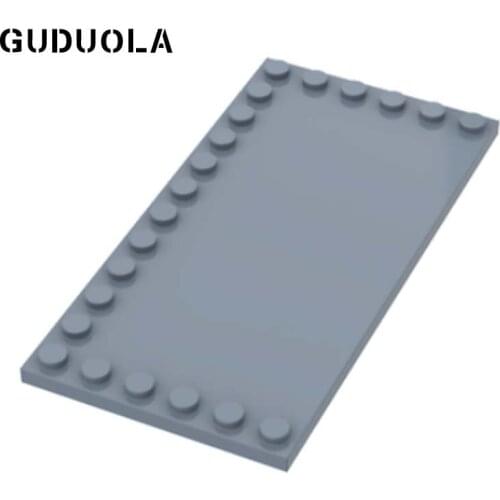 Guduola Tile 6x12 with Edge Studs 6178 MOC Assembles Building Block Brick Parts Toy Gift creative Educational for Kid 5pcs/LOT