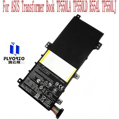 100% Brand new high quality 7.5V 38WH/4900mAh C21N1333 battery For ASUS Transformer Book TP550LA TP550LD R554L TP550LJ Laptop