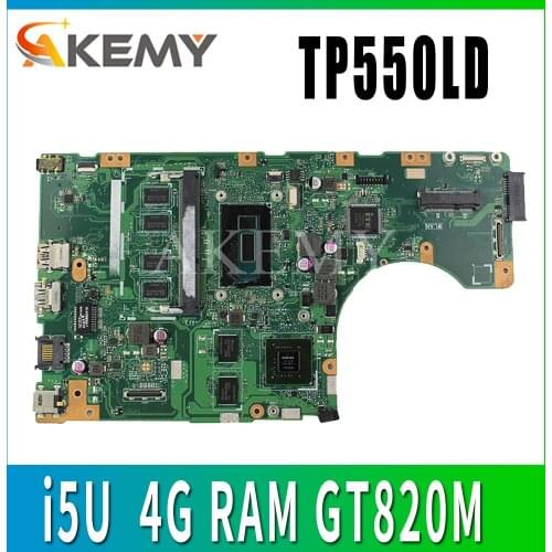 New!Akemy for ASUS TP550LA TP550LJ TP550LD TP550LN motherboard mainboard100% Tested OK i5-4200/4210U 4G RAM GT820M