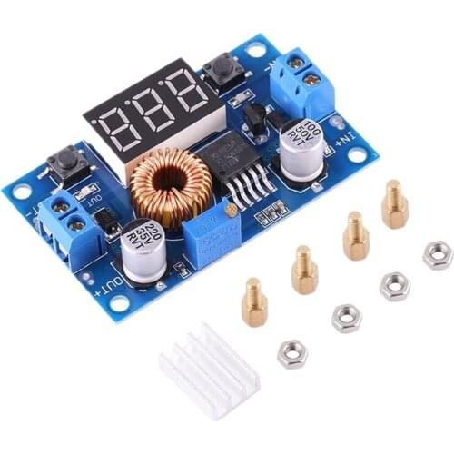 Step Down Module,DC-DC Buck Converter 5A 4.0V-38V to 1.25V-36V Adjustable Voltage Regulator Step Down Module
