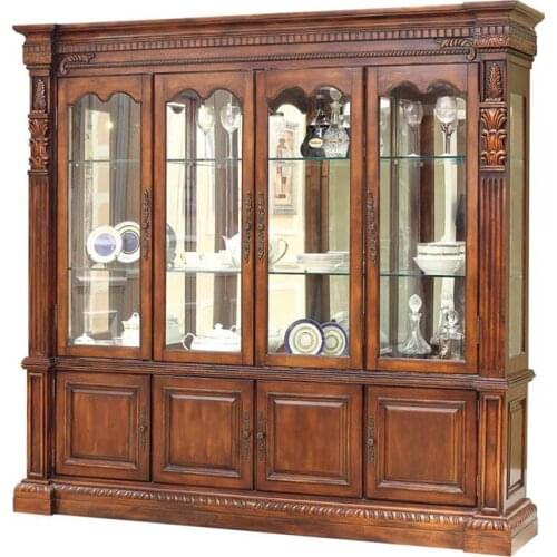 Solid wood luxury big bookcase for library and home bookcase Книжный шкаф для библиотеки и домашнего книжного шкафа GH40