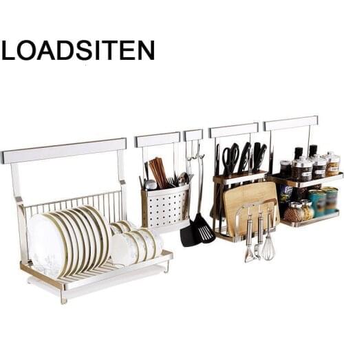 Dish Drying Rack Mutfak Malzemeleri Rangement Cuisine Organization Stainless Steel Cocina Organizador Cozinha Kitchen Organizer