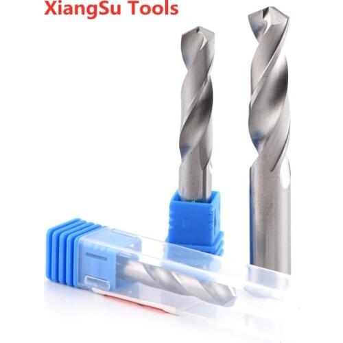 D4.1 to D6mm HRC45 Carbide Tungsten Twist Drill Bit 2 Flutes Grade CNC Machine for Matel Working Cutting Tools