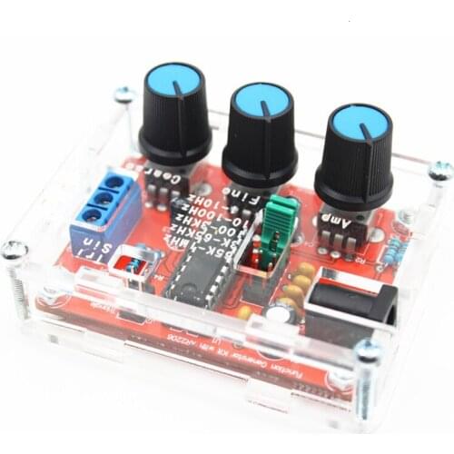 Xr2206 Function Signal Generator Diy Kit Sine/triangle/square Output 1hz-1mhz Signal Generator Adjustable Frequency Amplitude