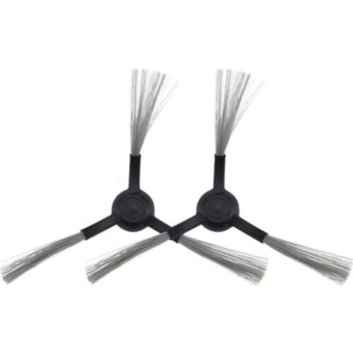 4 Pieces for Xiaomi Mi Roborock 1C Robot Vacuum Cleaner Parts Replacement Side Brush Spare Parts Black Side Brush