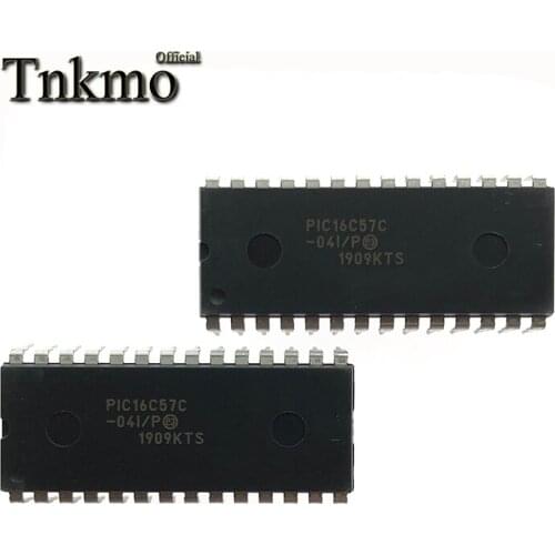 10PCS PIC16C57C-04I/P DIP-28 PIC16C57C-04IP DIP28 PIC16C57C PIC16C57 16C57C 16C57 MCU microcontroller chip New and original