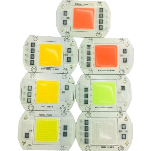 110V/220V plant light LED COB Chip led cob driverless 20w 30w 50w for spotlights no drivers