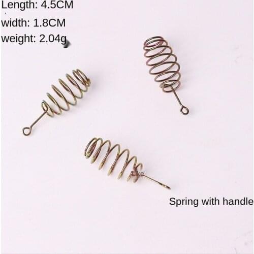 20pcs Fish Small Stainless Steel Bait Cage Basket Feeder HolderFishing Lure Cage Fishing Accessories