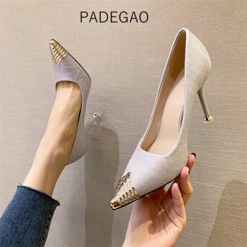 2020 Women Shoes High Heel Sexy OL Fashion Luxury Korean Women Shoes