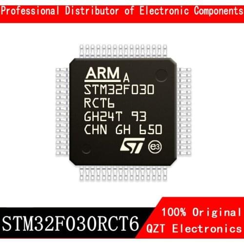 5pcs/lot new original STM32F030RCT6 STM32F030 LQFP64 microcontroller MCU In Stock