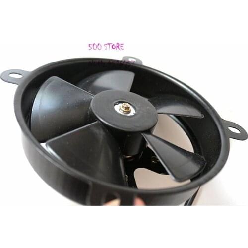6 inch Electric plastic Cooling Fan Heat Sink Radiator For Quad Dirt Bike Buggy ATV Karting 200 250cc Motorcycle free shipping