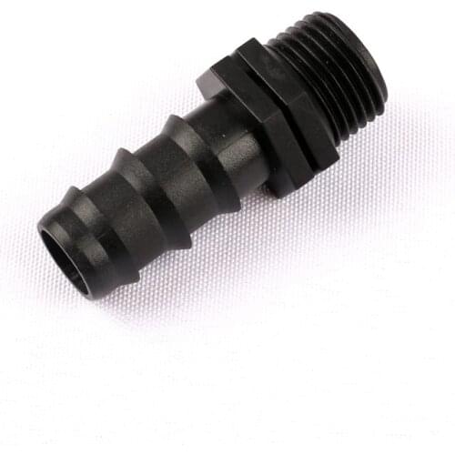 6pcs 0.5 Inch Male Thread To 20mm Water Pipe Connectors Irrigation PE Hose Connector Garden Drip System Fittings Veg Plot Spray