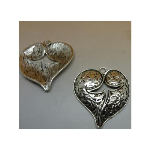 Zinc alloy pendant jewelry accessories diy handmade material charms Heart pendant