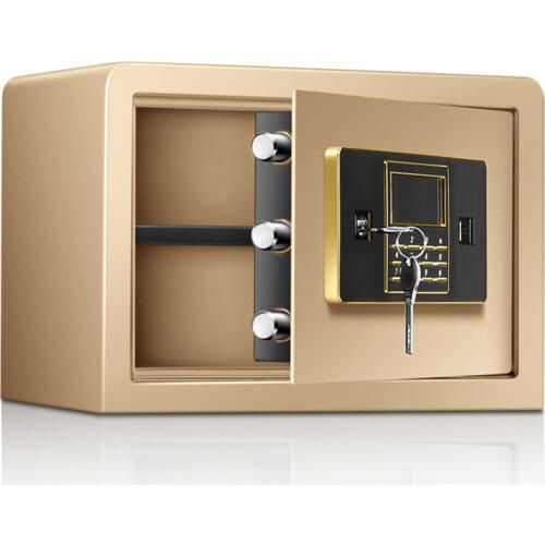 Password Safe Household Small Mini Safe High-Quality Steel Plate Electronic Password Safe 25cm With Alarm System