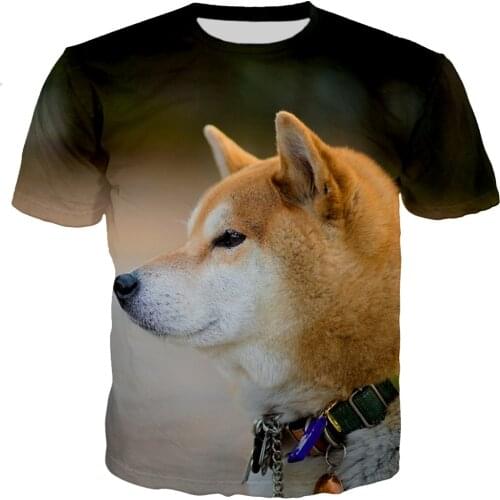 Shiba Inu T Shirt Men/women 3D Printed T-shirts rare things free Casual Harajuku Style Tshirt Streetwear Top T-shirts with print