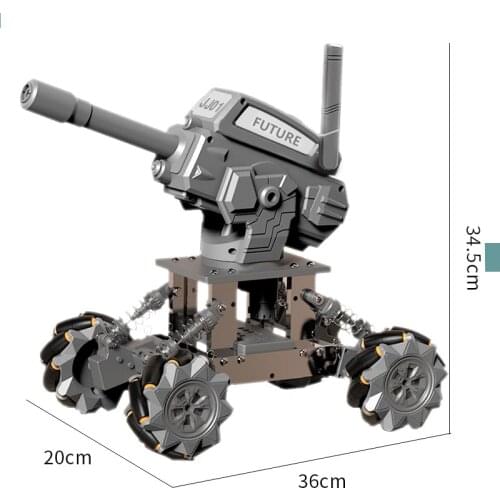 Assembled Programming Remote Control Tank Toy Car Electric Launch Water Bomb Children Four-wheel Drive Off-road Climbing Car Rc